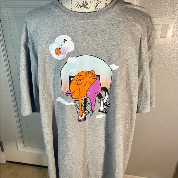 2XL‎ adidas Limited Men's Slept on Tee Basketball Medium Heather Gray Heather - Picture 3 of 8